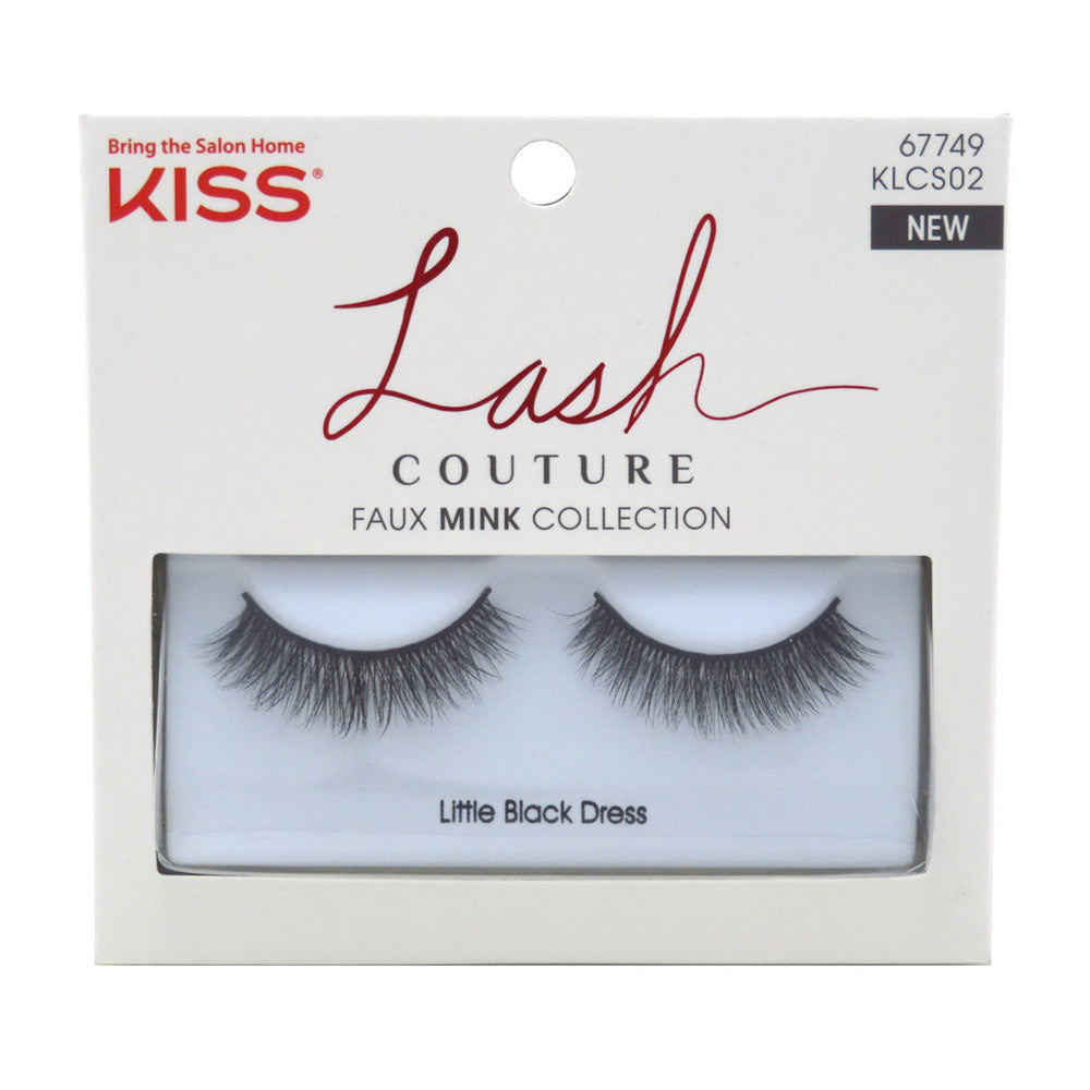 Kiss Lash Couture Faux Mink Little Black Dress, 1 Pair